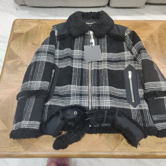 Moose Knuckles shearling and wool jacket size XL New $1604.00 - Picture 1 of 4